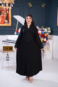 دشداشة • كشمير اسود • تطريز