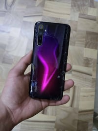 موبايل ريلمي 6 برو 📱 ذاكرة 128 مبدل شاشة أصلية ✅️ الضهر مالته مكسور ⚠️...