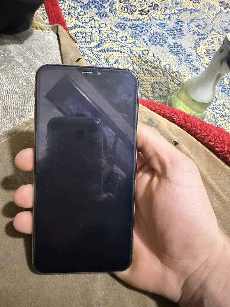 للبيع موبايل آيفون xs maxجهاز جديد كله بلاد ما مبدل بي آي شي ذاكره 64بطاريه 79بس شاشه بيهه طبع مثل ما موضح بل صور 
 شراي اتصل 0777710509
او مراوي ويه 11


**إذا كنت صاحب هذا الإعلان وتريد حذفه لأي سبب، رجاءا أرسل رسالة إلى الدعم الفني**