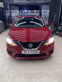 نيسان سنترا موديل ٢٠١٨ حادثها كما موضح بالصور بدون ايرباك بصمه رادار ت...