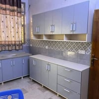 كاونتر MDF • ٢ متر • سنك مرمر ١٫٢٠م