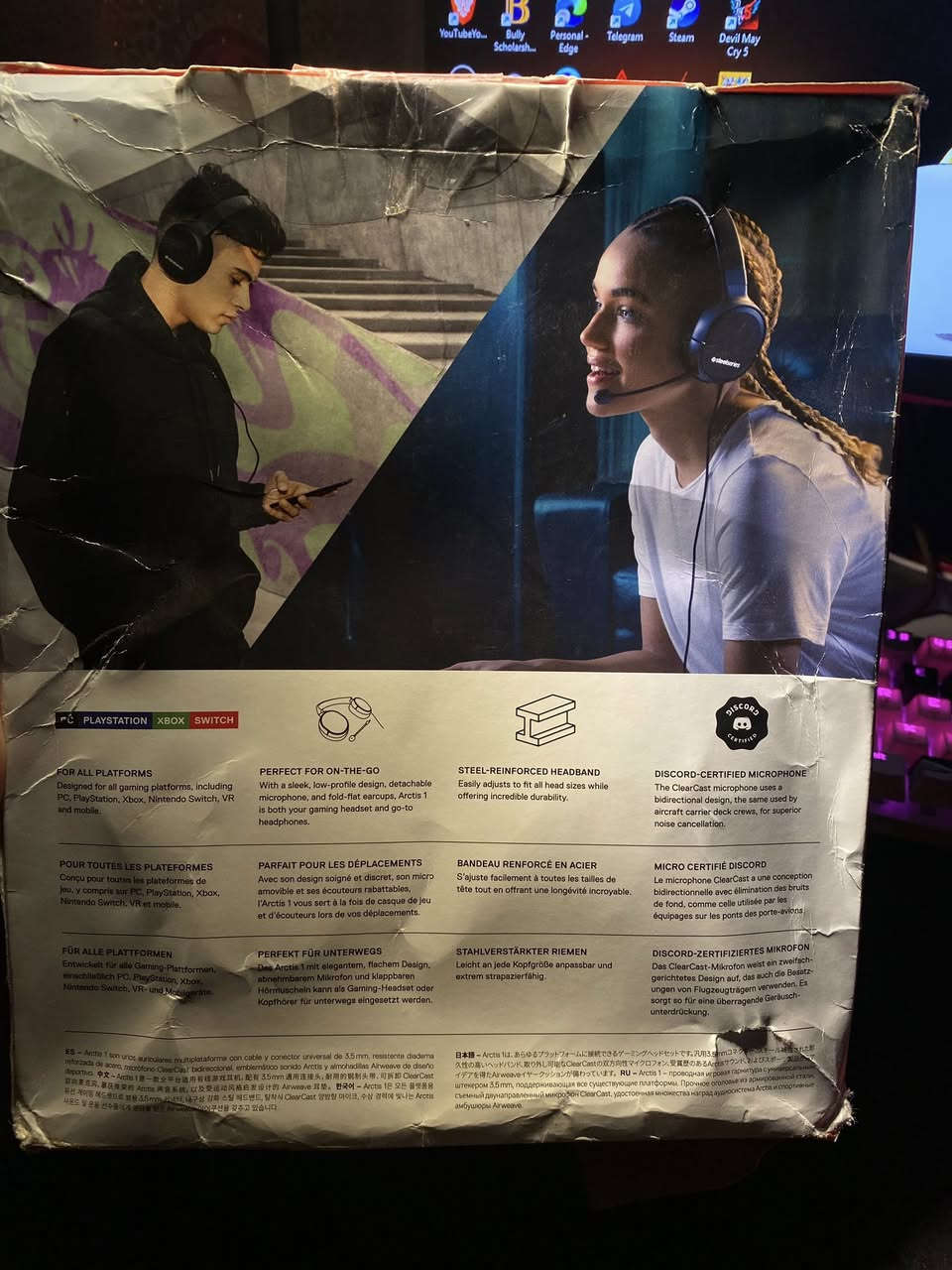 فقط ب28 الف والتوصيل مجاني راح تحصل سماعة ستيل سيريس ارتكس 1 واير تدعم كل الاجهزه والpc والكونسل والننتندو والمبايل صوت نقي ومايك منفصل ووسائد مريحه .


**إذا كنت صاحب هذا الإعلان وتريد حذفه لأي سبب، رجاءا أرسل رسالة إلى الدعم الفني**