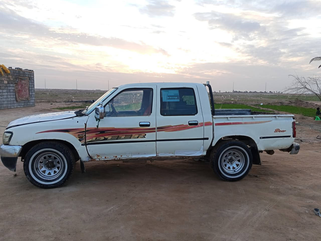 سلام عليكم بيكم دير للبيع موديل 2006 محرك وكير وشاصي مكفول  رقم كربلاء مداور 
سعر 25وبيه مجال ***********
المكان كربلاء
