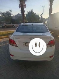 أكسنت موديل 2017 خليجي فول سيارة رقم بغداد أنكليزي هزه جديده ورقم جديد...