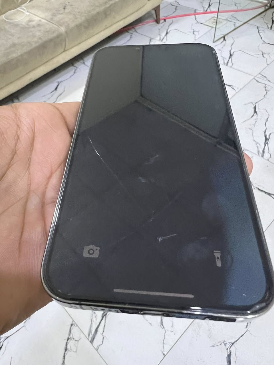 آيفون ١٣ برو ماكس أمريكي مبدل بطاريه اصليه ام التوثيق السعر ٥٧٠ وبيه مجال رقم نسبه البطاريه ٨٩ الموبايل***********
