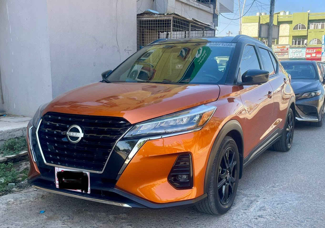نيسان كيكس
موديل:٢٠٢٣
لون:مشمشي سقف اسود
مواصفات:srبلاص فول( ٥ كامرة ٣٦٠ رادار امامي رادار جانبي جلد حساسات خلفيه وسماعات Bose)
ضرر: فقط بونيت صبغ ضرر كلش بسيط حتى دعامية بدون صبغ 
مكان: كركوك
رقم:كاتي 
رقم اتصال:*********** 
سعر :148وبي مجال كركوك, العراق
