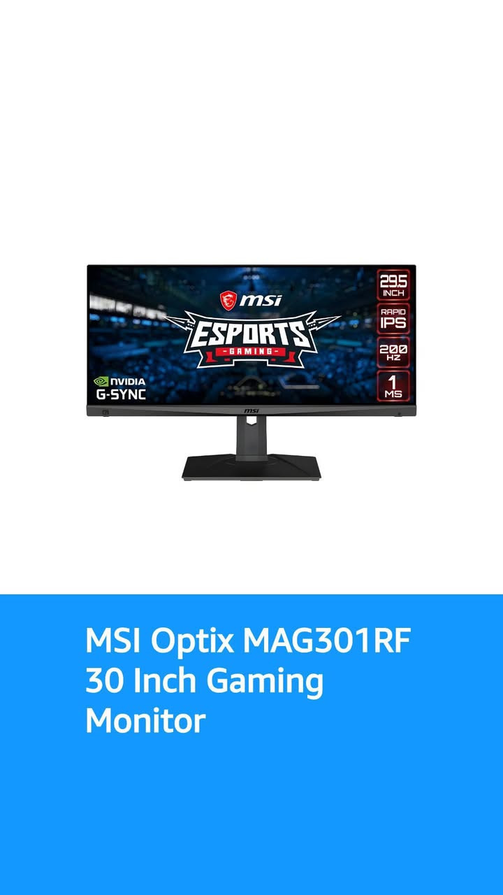 تحية طيبة شبابنا 
متوفرة شاشة 2ķ
شاشة ألعاب MSI Optix MAG301RF تتميز بحجم 29.5 بوصة ونوع لوحة Rapid
 IPS.توفر الشاشة دقة WFHD (2560 x 1080) مع نسبة عرض إلى ارتفاع 21:9 لتجربة مشاهدة واسعة.تصل سرعة معدل التحديث إلى 200 هرتز مع زمن استجابة 1 مللي ثانية (GtG) لضمان سلاسة فائقة في الألعاب.تدعم تقنية NVIDIA G-SYNC المتوافقة لتقليل تمزق الشاشة وتأخيرها.

الشاشة نضيفة ٩٥٪
كارتون مالتة و ملحقات وستاند موجود 
فحص قبل استلام 
للبيع او مراوس داخل البصرة 

وبسعر ٤٠٠ الف  فقط 
سعر قابل ل تفاوض ان شاء الله 

متوفر توصيل جميع محافظات العراق 
للحجز والاستفسار يرجى مراسلة صفحة 
***********

شاشة فد شي مرتب من الأخير مناسبة العاب قصص وشوتر واستخدام كثيف البصرة, العراق
