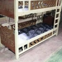 سرير طابقين • خشب روسي • 200x80 سم