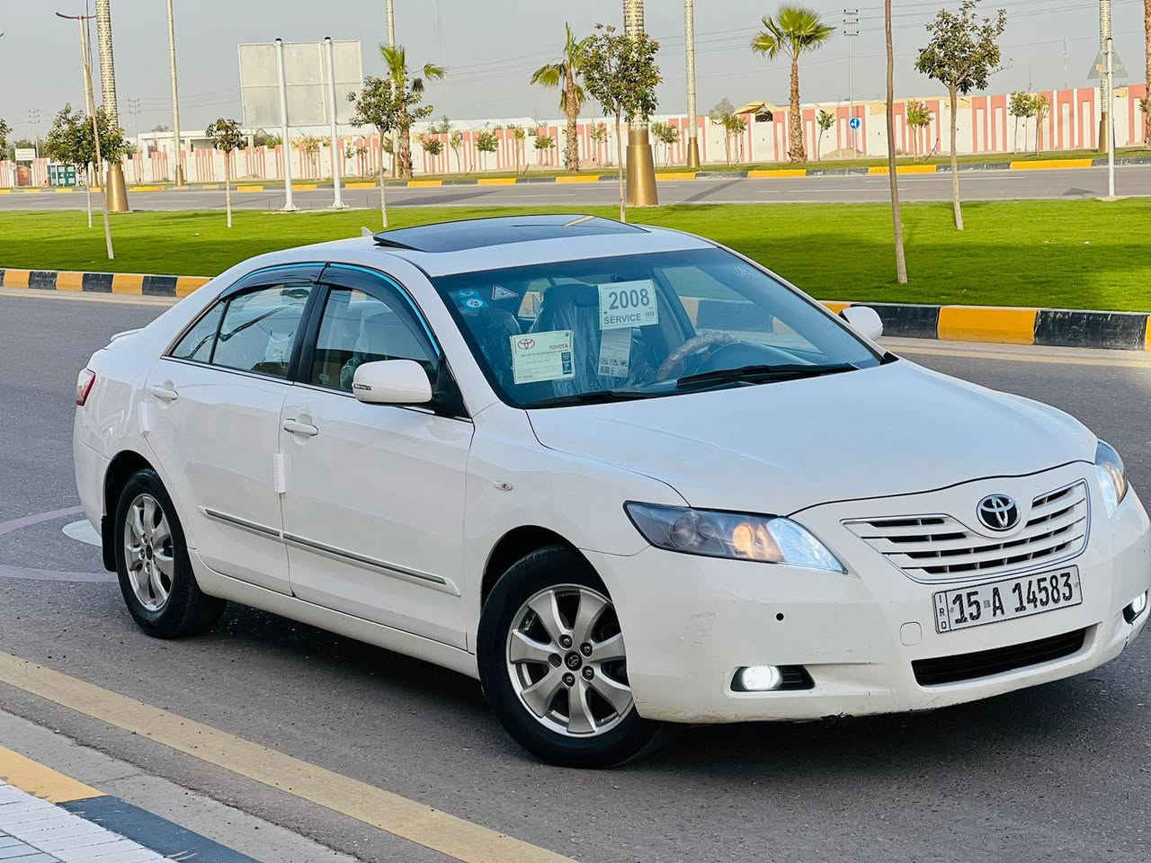 السلام عليكم   للبيع كامري. 2008. رقم انبار     تحويل ثاني يوم شرط.  محرك 2400. جديد.   صدر تبريد كله جاهز.    فول مواصفات السياره.  برده كهربائي.  بيها صبق شويه    والباقي مقفول. كفاله عامه سياره جديده      سعر110 وبيها مجال للطيبين. مكان السياره فلوجه حي العسكري. رقم الهاتف. ***********
