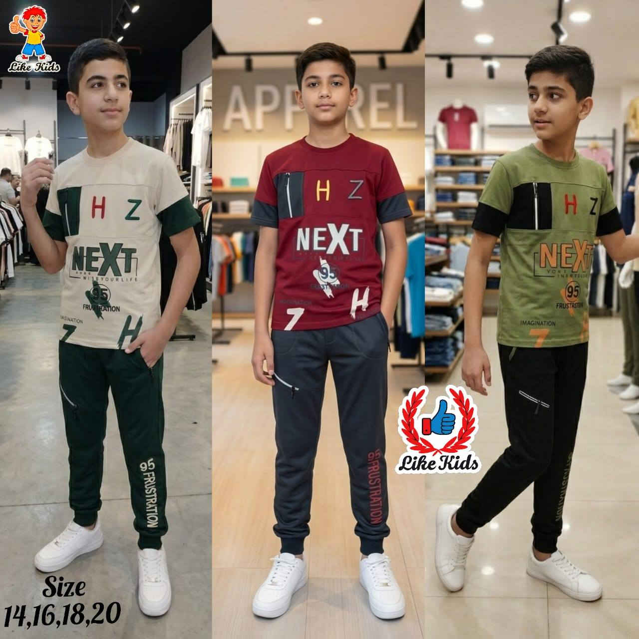 تراك محير 
القياس ١٤_٢٠ 
إنتاج سوري 
السعر ٨٠ الف الدرزن 
الحجز واتساب 
***********
