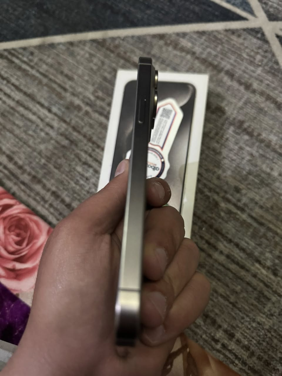 📱 للبيع: آيفون 15 برو ماكس
🔹 مكفول من زلغ  

🔋 صحة البطارية: 81%  

💧 الجهاز مقاوم للماء (Waterproof)  

📦 يجي ويا الكارتونة الأصلية  

الجهاز نظيف ويشتغل بدون مشاكل 👍  

للجادين فقط، يرجى التواصل على الخاص


**إذا كنت صاحب هذا الإعلان وتريد حذفه لأي سبب، رجاءا أرسل رسالة إلى الدعم الفني**