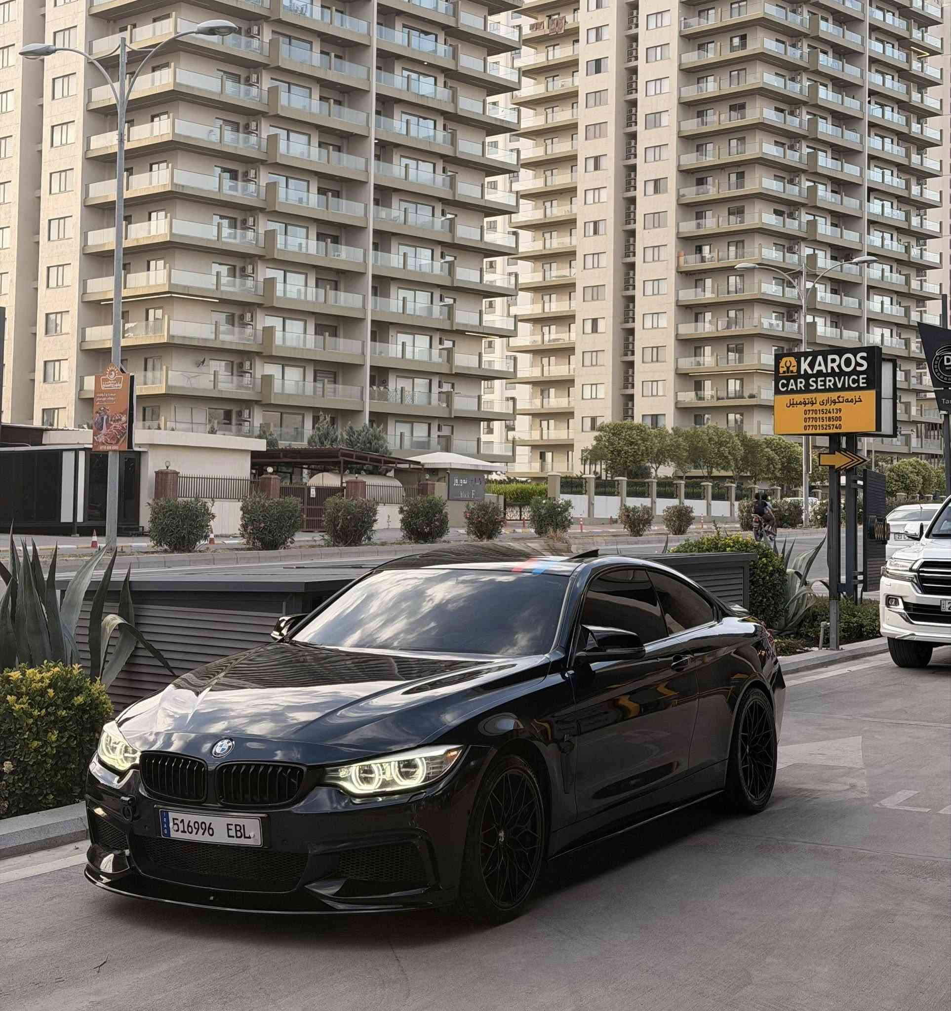 السلام عليكم حبايبي
2016, 430i 

حجم 430i

محرك 2000تون تيربو

سعر 166$ 

2قتعه صبغ 

 بونيت صبغ   و جاملغ  شبر بعد مكفول من صبغ 

كفالة لغد شاصي

بدون ارباك 

كفاله كير محرك 

كهربائيات كله شغال

ماشيه  ١٤٠

محدث M

المواصفات

1/1  فوول فوول 

داخل مشمشي

بصمه

فتحة

رادار 

ستيرن M

شاشة 

كاميرا 360

تحكمات ستيرن

كشنات تدفئة

كشنات كهرباء خزن

سايد بريك عصى

مري كهرباء

مري قلاب R

ابواب بصمة

لايت داينمك اوتو

ويل BMW اصلي

سستم سماعات harmand kardon 

شاشة اعطال

حساسات خلفي امامي

ماسحات اوتو

تركشن تزحلق

انظمة قيادة عدد5

شفتات ستيرن

مكان جمجمال  سليمانيه ***********
