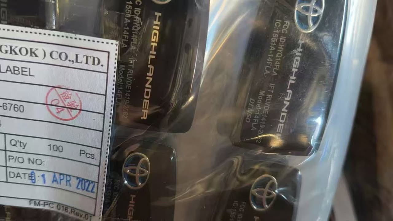 Original Toyota smart card cover: $2 each


**إذا كنت صاحب هذا الإعلان وتريد حذفه لأي سبب، رجاءا أرسل رسالة إلى الدعم الفني**