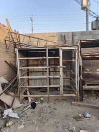 قفص حديد • حمام ودجاج • بصرة-زبير
