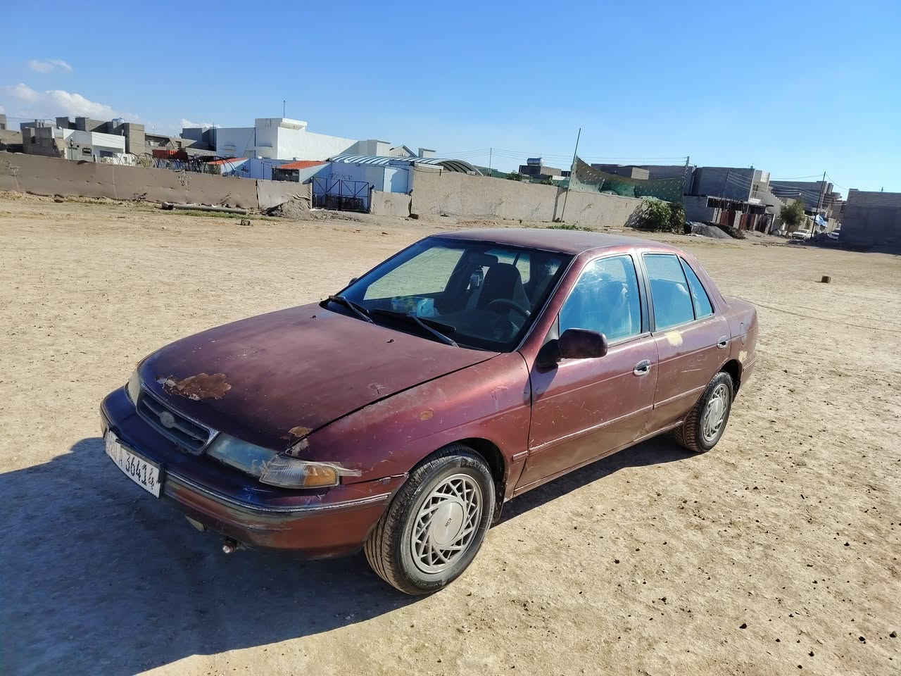 السلام عليكم
سنويه ورقم. هزه. . كله جديد. لحد. 2029
كلهن بإسمي وتحويل ثاني يوم للي يريد

 كير اوتماتيك
محرك نظيف
غرفتها تجنن 
الدشبول خدش ما بي 
تخم تايرات جدد
تبريد يحتاج غاز فقط
جام كهربائي
كهربائيات شغاله 
بس الكشر الخارجي تعبان 
يحتاج صبغ فقط  

سعرها 39💲 بيها مجال للشراي بسيط جدا 

مكاني. صلاح الدين. سامراء 

رقمي ***********
