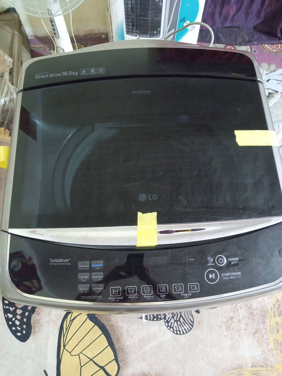 السلام عليكم
غسالة اوتوماتيك أيلجي 19 كيلو مستعملة اخو الجديد انفيرتر اقتصادي حار وبارد وسعة مالتها أكثر من ثلاث بطاطين مداخلة تصليح نهائياً 
السعر 500 وبيها مجال للشراي *********** واتساب او أتصال
