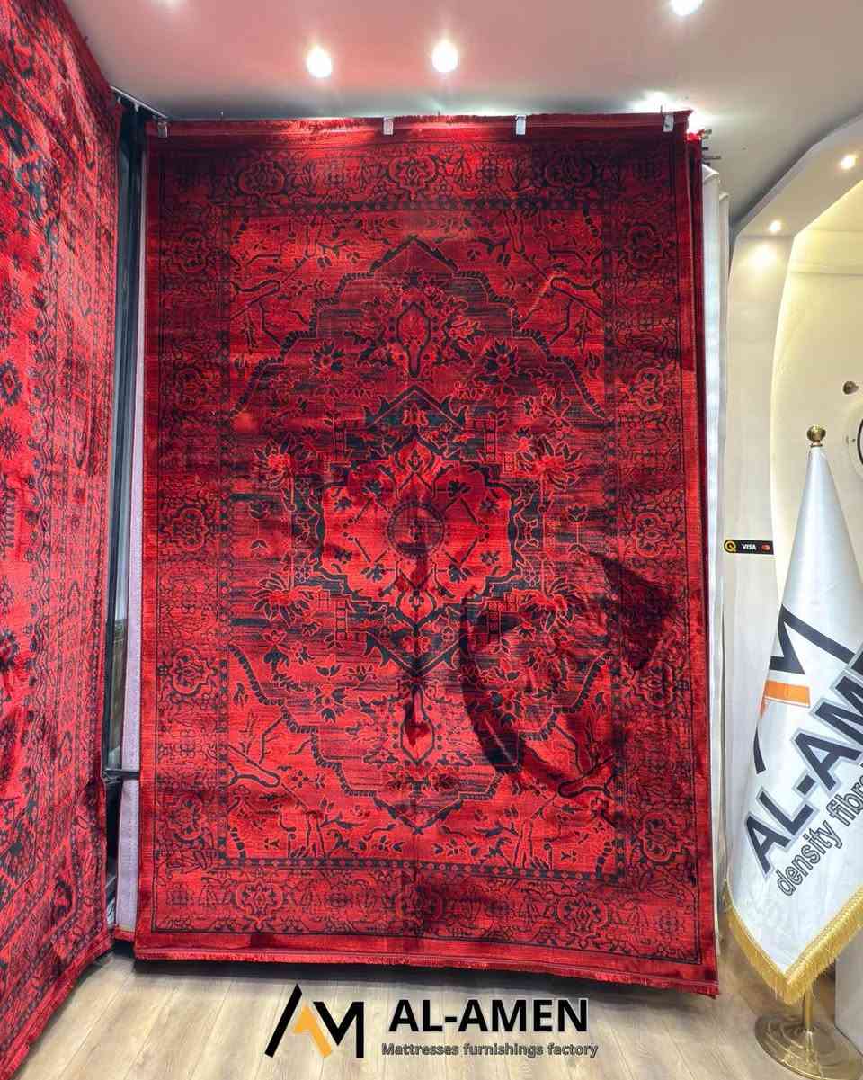 الموديل الأفغاني الأحمر 🔥 ترند السنة!
متوفر بكل القياسات لتفرش بيتك بالكامل 🏠
خيط حرير فخم ونعومة خرافية ✨
كوالتي عالي وضمان مفتوح

الاسعار والقياسات
2/3=150 الف
3/4=290 الف
3/5=375 الف
2.5/3.5=225 الف
1.5/.2.3=90 الف
1/1.5=35 الف
1/3=65 الف
50/90=10 الف

متوفر خدمة توصيل كل محافظات العراق ب5 الف دينار 
__________________________________

لتأثيث وفرش منزلك باحدات الموديلات وارقى الخامات 

تابع صفحاتنا على مواقع تواصل الاجتماعي لنساعدك بالوصول الى الارتقاء المعيشي❤️

‏https://linktr.ee/AL.AMEN
_______________________________
للطلب والاستفسار 
راسل صفحه او اتصل باحد الارقام تاليه

للمفرد ‭***********‬

للجمله ***********

او يمكنكم زيارة موقعنا الكائن خانقين-قرب مدرسة جرير -معمل الاسفنج 📍

#مجموعة_الامين
