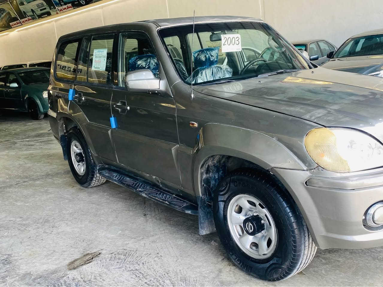 هؤنداي تريكان 2002 گير عادى  بەشەرتی  گێر ومەکینە و تەبریدو  ھەموگیانی  بەشەرت 
سنەوی  بەسەرچوە حیزام سبوخە لێدانی  نیە 
سەیارەکە زۆر جوانە مالێ دۆستە 
سعری 47وەرەقە کمیک مجال
لەکۆ یە دادەنیشم 
***********
*********** كويسينجاك, أربيل
