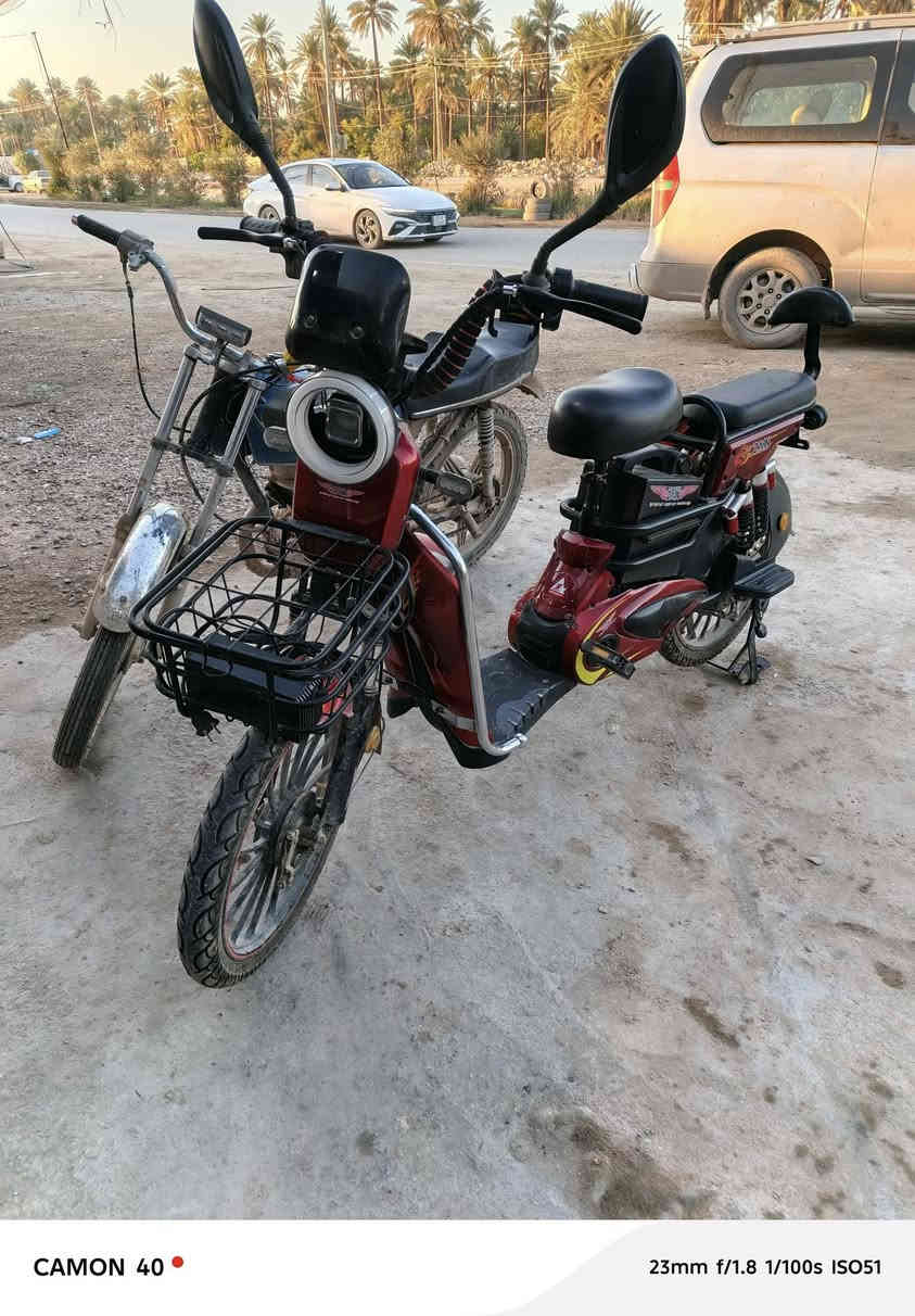 سلام عليكم دراجه على الشحن جديدة مستخدمة شهر السعر الاتصال على الرقم ***********-***********
