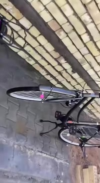 شوف الفيديو طالع بيه الباسكل الاسود باسكل ياباني حجم 26 لون اسمنتي يخب...