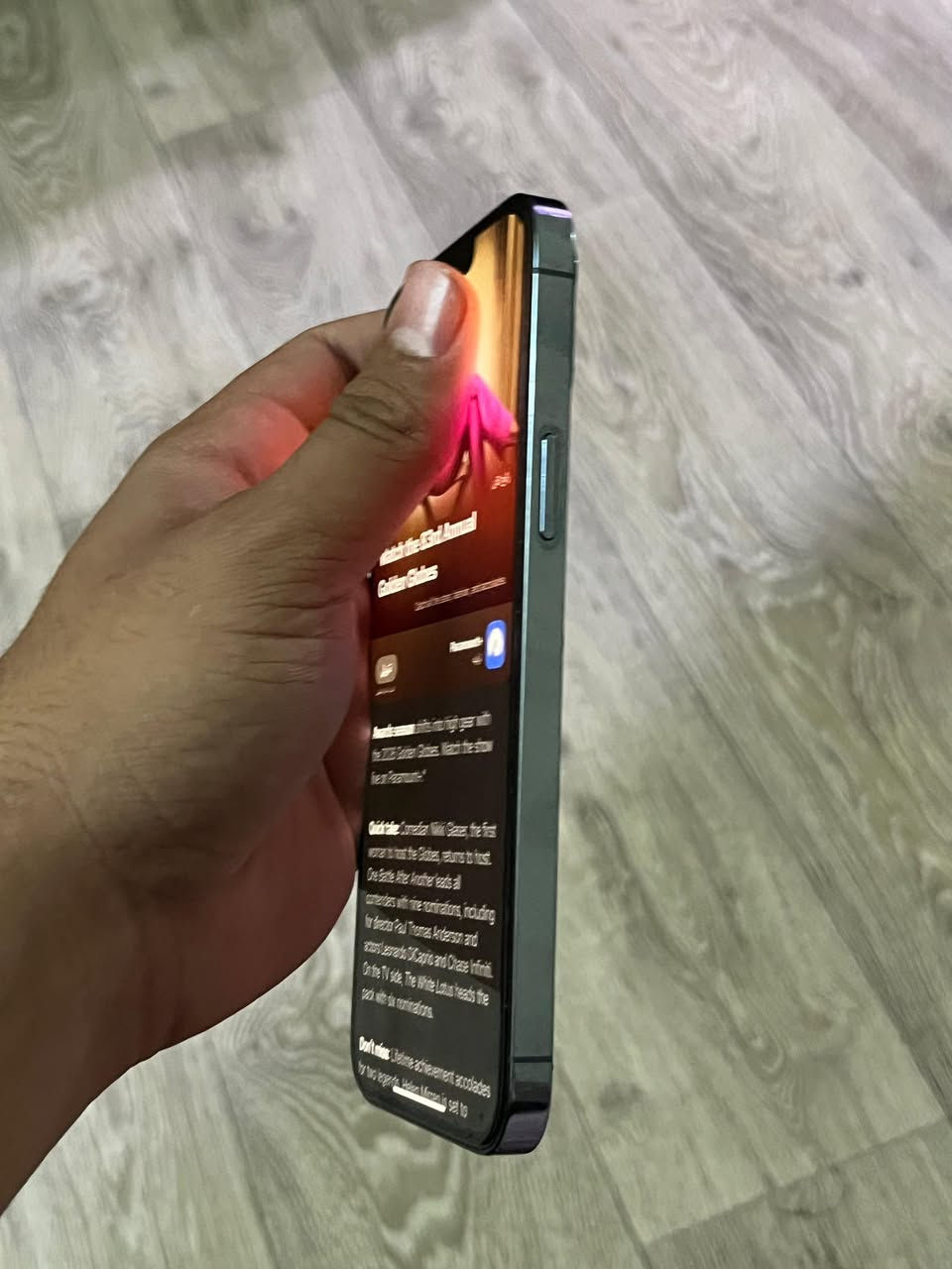 آيفون 13 برو ماكس ذاكره 256
مبدل شاشه متوسطه  لا الاصليه ولا العاديه وكلشي شغال 
بطاريه 89 بلاد نموذج M الأصلي كلشي شغال فيس إيدي اتصال صوت سماعات كلشي وشرط النظافه %95 وضهر موضح بصوره ما مأثر على شي أبدا ملحقاته كفر وكيبل فقط عنواني البصره سعر 525 وبي مجال حك الجيه الرقم *********** 
فقط بيع بدون مراوس رجاأءن
