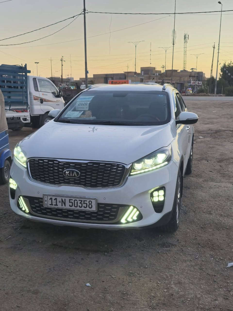 السلام عليكم
تحيه طيبه 

كيا سورنتو خليجي رقمه بغداد كفاله عامه  موديل2020جديده كلش  فول ماعدا بانوراما 

#مواصفات معروفه 

🔺 محرك 6 سلندر V6

🔻سبعه راكب 

🔺بصمة تشغيل و بصمة ابواب

🔻شاشة صغيره

🔺كامرة خلفية 

🔻حساس امامي

🔺حساس خلفي

🔻لايت زنون عالي ناصي+ بروجكتر متقطع4+4

🔺تبريد ثلاث قطع 

🔺كراسي كهربائي امامي

🔻بردات خلفية 

🔺مري شفط

🔻اشاير مري

🔺اناره ترحيب في مري

🔻بك لايت لد خلفي

🔺لد امامي بلادي بجم 20

🔻ويل كروم موديل 2020

🔺درايف مود ايكو سبورت و نورمال

🔻اناره +مرايات ترحيب عند الاقتراب

🔺تحكم ستيرن ماشيه 90 حقيقي 
العنوان واسط الحي علما السياره بأسمي شخصيا مشروع وطني معروضه270$بيه مجال لشراي بخدمته يجي ع السونار ويشوف بعينه ***********
كلشي اكو بسوق خلي تعليق يليق بحضرتك
