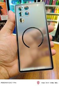 كفر ريد ماجيك 11 برو إطار تيتانيوم ظهر شفاف توصيل مجاني  للتواصل 07718...