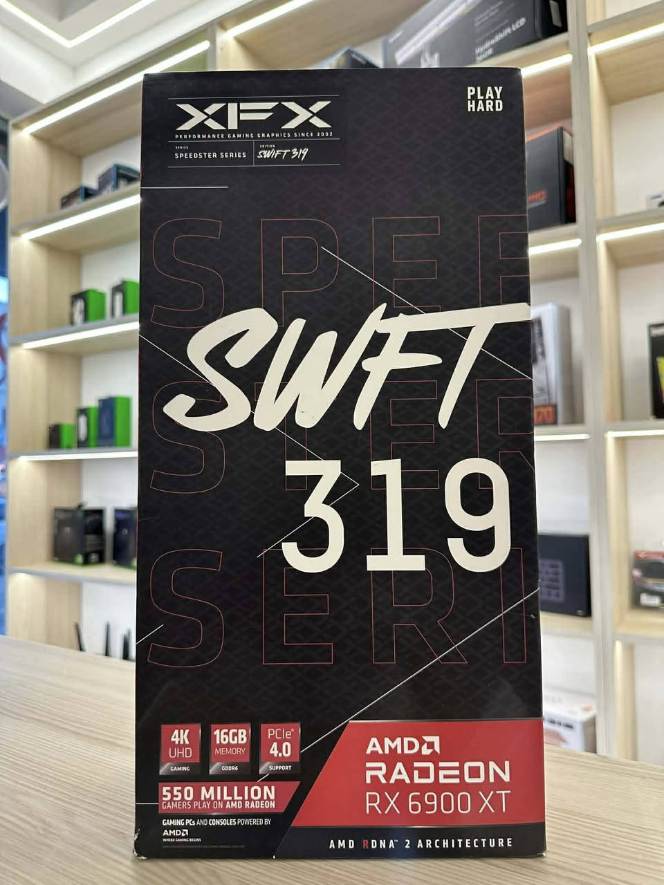 كرت جديد للبيع
Rx 6900xt 16gb جديد مامستخدم فقط تركيبة كيس وفحص على فورمارك يعني بعده حتى لزكاته بي ومثل متشوفون على الفوركي حراره ماتعدت  55 
سعر خاص وموجود توصيل مكاني بصره رقمي ***********
