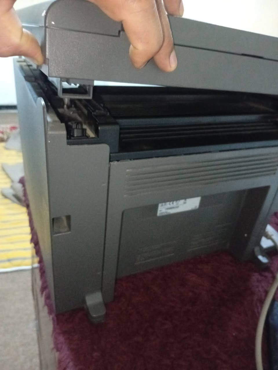 طابعة كانون canon 4410
جهاز نظيف شغال ضمان الفحص وتشغيل 

طابعة واستنساخ و سكنر(مسح ضوئي)  1in3

سرعة الطباعة 24 نسخه صفحة في الدقيقه.

سعر كاترج طابعه ب 7 الالف متوفر بالأسواق .

احادية آلوان : أسود وأبيض  (عادي).

 سعر الطابعة ٩٠ الف  

الملحقات: كيبل كهرباء و كيبل USB أصلي 

المكان بصره /ابي الخصيب (***********)وات ساب
