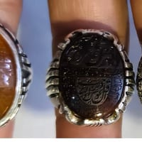 ٣ خواتم • فضة عيار ٩٩٠ • خاتم بحريني