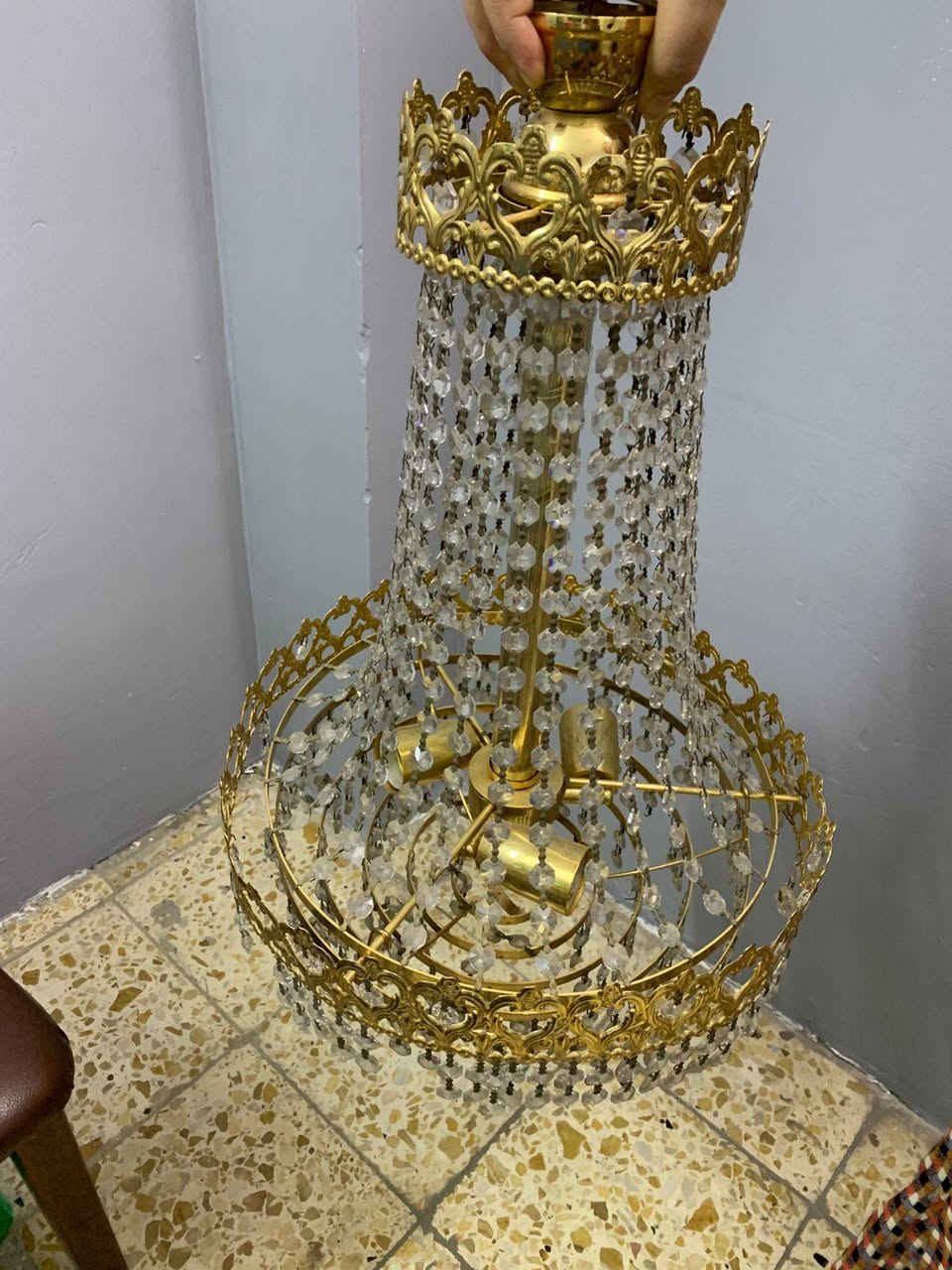 مرحبا 
للبيع 
ثريا عدد 2
مقعد عدد 1
تانكي ماء
ميز طعام فقط قاعده مرمر 
ثلاجه حجم 5.2 قدم مكعب
دوشك نفر


**إذا كنت صاحب هذا الإعلان وتريد حذفه لأي سبب، رجاءا أرسل رسالة إلى الدعم الفني**