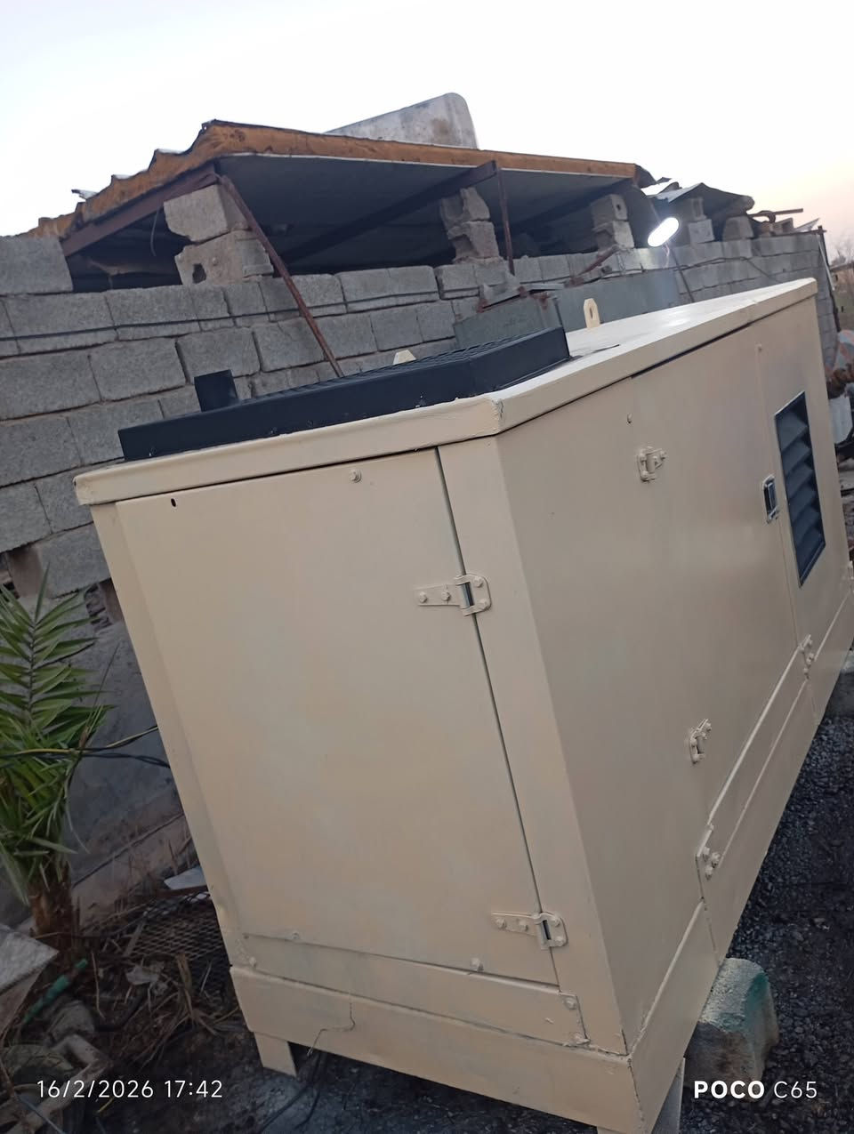 سلام عليكم مولد البيع بيركنز نكليزي 3 سلندر بروتكشن 60 كيفي العنوان بغداد رقم الهاتف ***********
