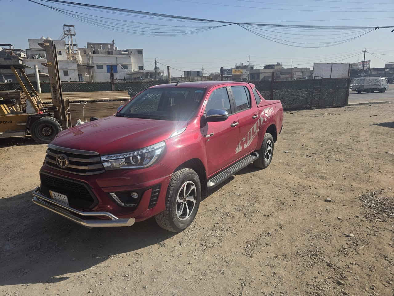 السلام عليكم
هايلوكس TRD  . 2019 كفالة عامة 
محرك 6 سلندر 
سعر 300 
للاتصال ***********
او مراوس حسب القناعة
