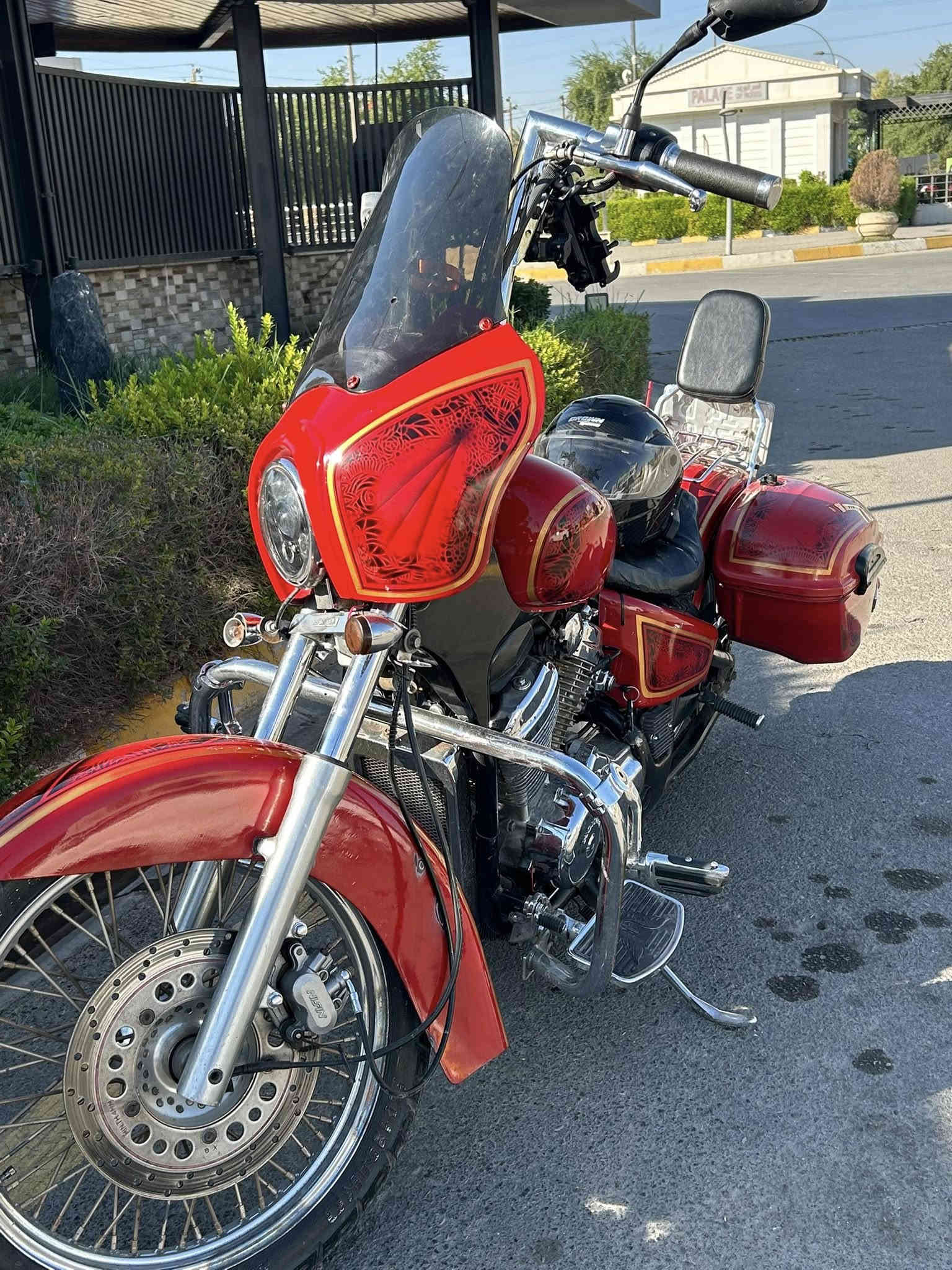 السلام عليكم 
للبيع 
دراجة هوندة ستيد 600cc 
موديل 1991 
((رقم وسنوية))شرط التحويل 
عليها تزويد خير من الله 
استيرن عالي 
لايت امامي زنون
جنط جانبية (فايبر كلاص) 
موشم وشم حلو 
كشن تغليف جلد جديد 
دوسات تزويد
دوسات استرايح 
دهن امزويل جديد ما صارله اسبوعين
مي راديتر جديد انتيفريز الأصلي 
الدراجة شلعة ومعدل خير من الله 
بيها نواقص فقط هورن واشاير 
السعر المطلوب 20 وبيها مجال 
مكاني كركوك ما متواجد ع فيس
الرقم : ***********
