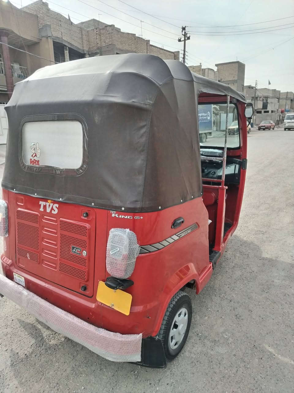 سلام عليكم تك تك TVS لبيع موديل 2018 شهر العاشر كفاله عامه كشر ومكينه لا ضربه ولا صبغ مابيه نقص بزغي كبل تك تك جديده لشارع السعر 3700 وبيه مجال مكاني بغداد العبيدي الشراي يخابر ***********
