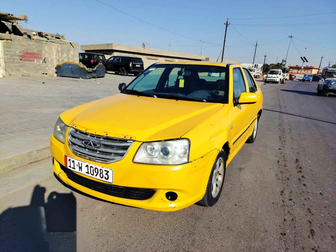 السلام عليكم شيري ١٤ رقم انكليزي سنوية باسمي  ل٢٨ مصفرة هية وغرامات مكان المدينة الصدر تخم تاير باتري صدر جديد  كير محرك نظيفات كلج جديد كهربايات كلهة شغالة ريمونت سنتر لوك ترايك وين ميعجبك سيارة جاهزة للشغل السعر ٣٥ وبيهة مجال للشراي ***********
