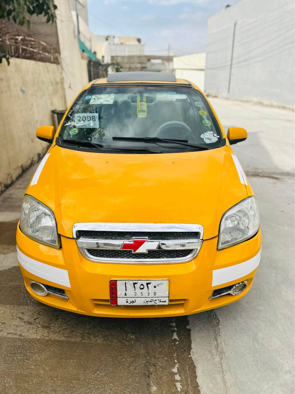 افيو موديل ٢٠٠٧ رقم صلاح الدين مشروع وطني شرط تحويل وكاله دفتر بنزين بيها سياره كيرو محرك صدر تايرات بل شرط كهرباياته كله شغال  بدون ضرر نقابه و مواصلات صفر تبريد تدفيه سعر٣٨وبيها مجال ***********
*********** كركوك, العراق
