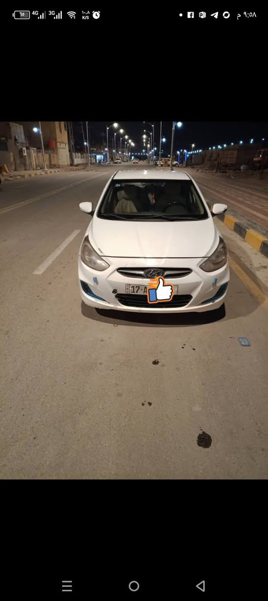 السلام عليكم اكسنت للبيع موديل 13خليجي باسمي رقم دولي سنويه له٣٠ سياره خير من الله  مبدل جاملغ جهه السايق بدون ضربه وطخه خفيفه بل جنطه سعر 85وبيها مجال اذا مراوس بل اوبتيما حسب القناعه لمو شري لايرسل رجاء سسفسار ***********
