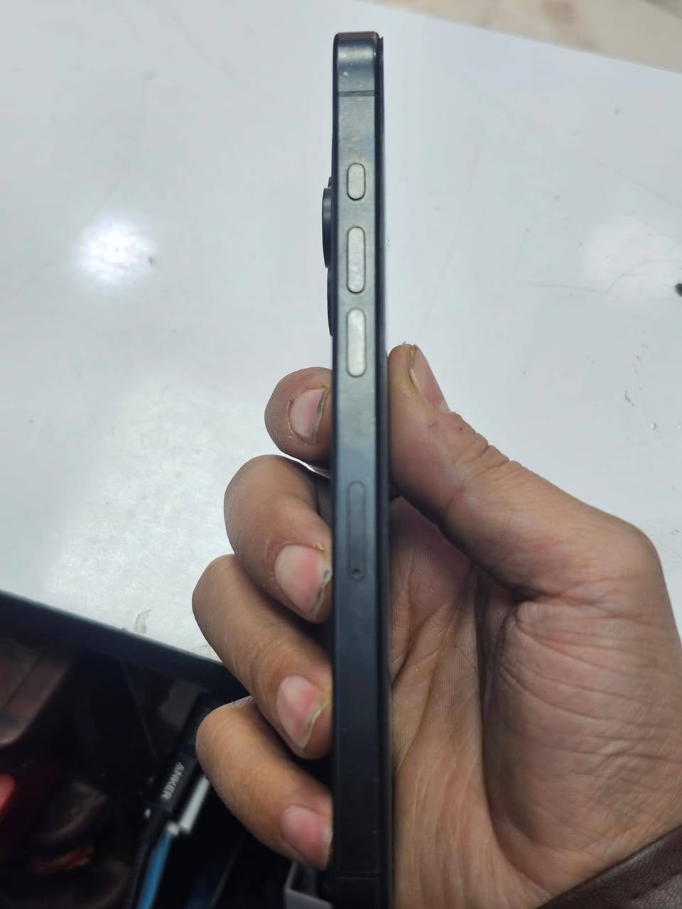 آيفون ١٥ بروماكس نضيف مبدل شاشه السعر ٧٥٠ ألف ناصريه مركز موبايل ***********
