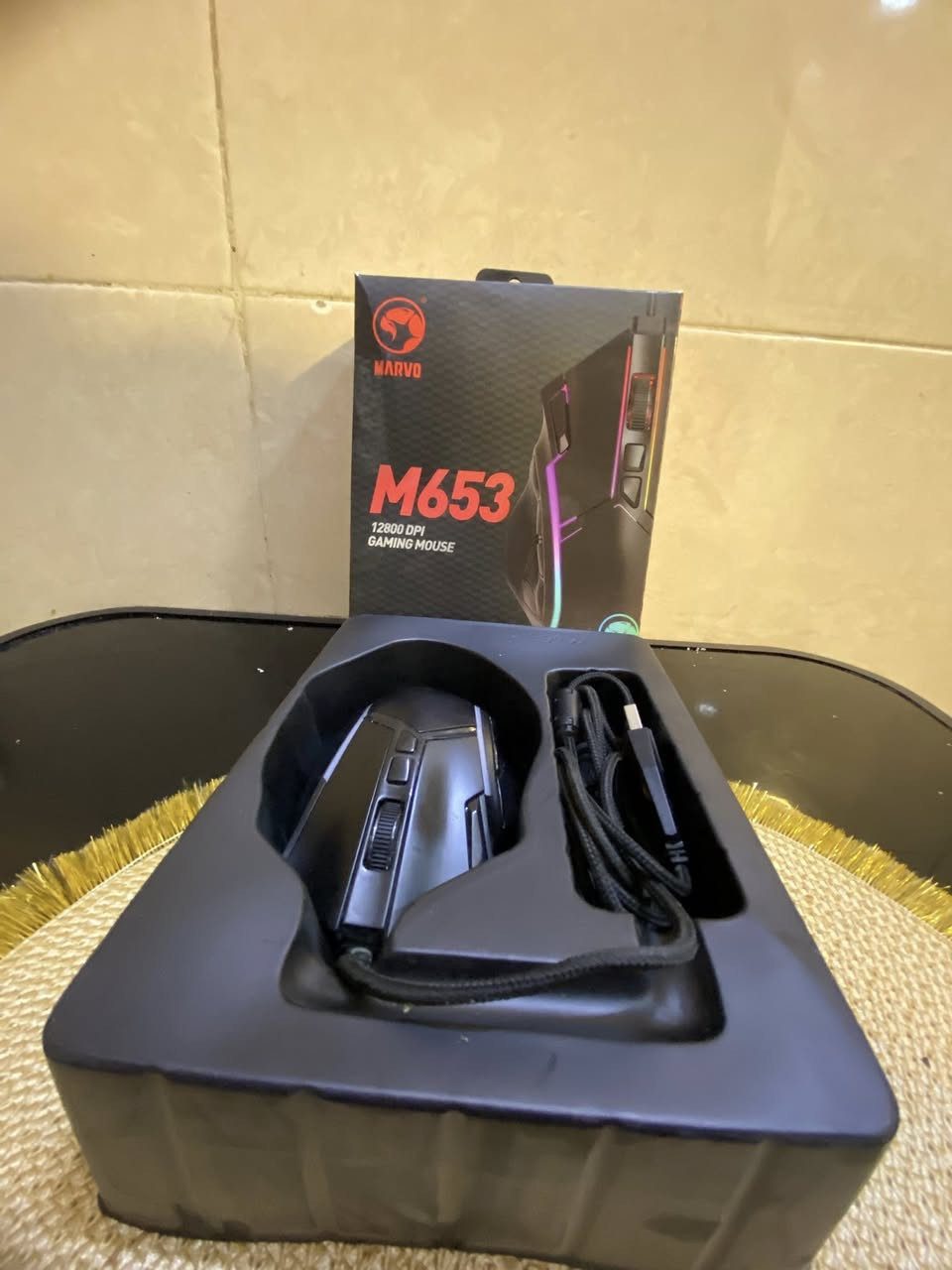 سلام عليكم
MOUSE M653 GAMING 12800DPI RGB 🖥️

MUOSE  MARVO غني عن تعريف 

استعمال قليل  نضافه 95% 

سعر : 20 الف 💵

مكان بغداد :الزعفرانيه 🏙️

يوجد توصيل : 🚚


**إذا كنت صاحب هذا الإعلان وتريد حذفه لأي سبب، رجاءا أرسل رسالة إلى الدعم الفني**