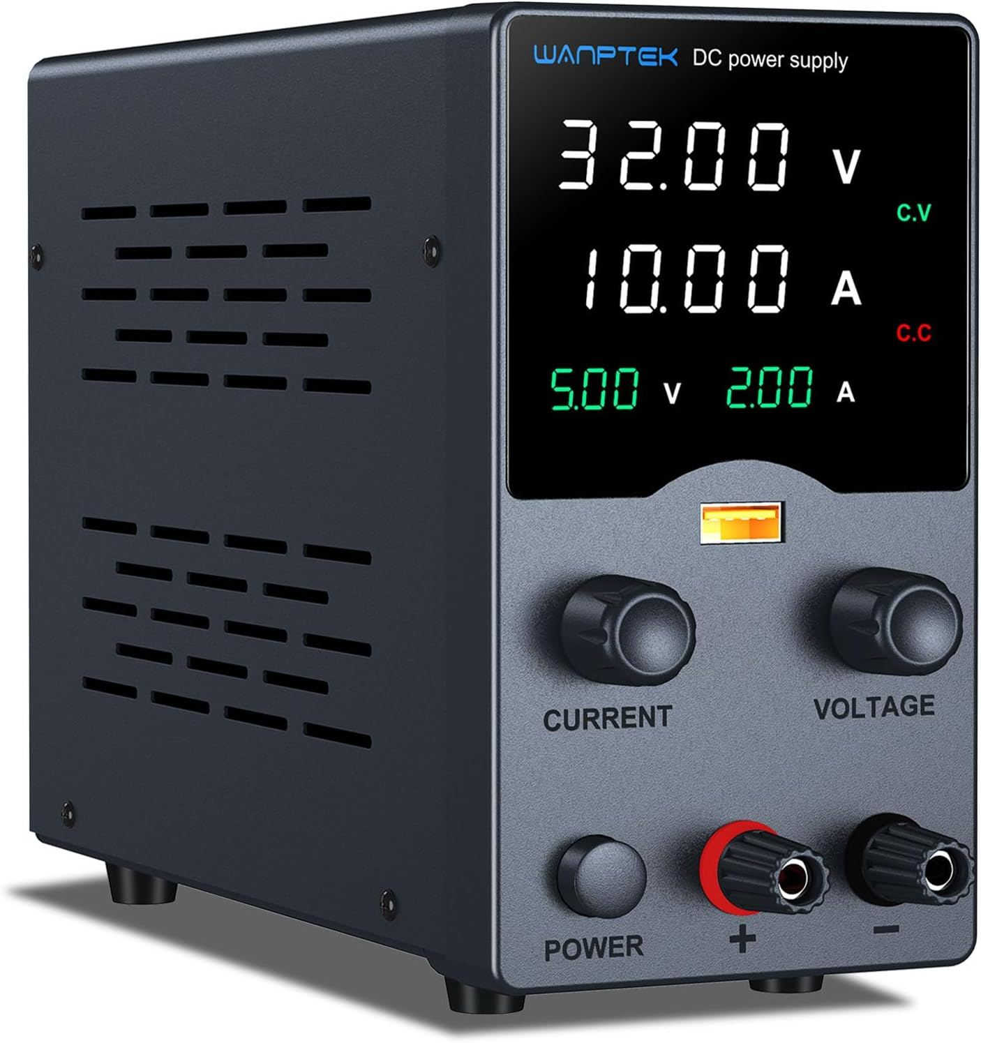 بور سبلاي مزود طاقة Wanptek DC متغير 30 فولت 10 أمبير، مزود طاقة قابل للتعديل للاستخدام المكتبي مع مقبض تشفير دقيق، شاشة LED رباعية الأرقام، منفذ شحن USB سريع، وشاشة عرض إخراج في الوقت الفعلي لمختبرات الإصلاح والاستخدام المنزلي.
تفضل بزيارة متجر وانبتك باور

ماركة وانبتك باور
لون أسود
مادة البلاستيك
وزن المنتج 1.48 كيلوغرام
نوع الموصل USB 2.0
حول هذا المنتج
【مقبض تشفير دقيق وسهولة الاستخدام】 تم تجهيز مصدر الطاقة المتغير هذا بمقابض تشفير دقيقة بدلاً من مقاييس الجهد التقليدية، مما يسمح بضبط القيم الرقمية مباشرةً لزيادة الكفاءة. ما عليك سوى الضغط على مقابض الجهد والتيار لاختيار الرقم المراد ضبطه، ثم تدويرها لضبط القيم من 0 إلى 9 بسرعة ودقة، مما يجعل التشغيل أكثر دقة وسهولة في الاستخدام.
【شحن سريع عبر منفذ USB مع عرض فوري لمستوى الطاقة الخارجة】 يدعم منفذ الشحن السريع المدمج عبر منفذ USB شحن الهواتف وأدوات الإصلاح وغيرها من الأجهزة بسهولة. يتميز هذا الجهاز بخاصية فريدة، وهي عرض تيار الخرج لمنفذ USB بوضوح على الشاشة، مما يتيح لك مراقبة حالة الشحن واستهلاك الطاقة بنظرة سريعة أثناء الصيانة والاختبار.
【شاشة LED عالية الوضوح بأربعة أرقام】 يتميز مصدر الطاقة DC القابل للتعديل بشاشة عرض عالية الوضوح بأربعة أرقام بدقة تصل إلى 0.01 فولت و0.001 أمبير. ضمن نطاق 0-32 فولت/0-10 أمبير، يمكنك بسهولة ضبط المعلمات التي تحتاجها. كما تُبقيك مؤشرات الإضاءة على الشاشة على اطلاع دائم بحالة مصدر الطاقة DC.
【حماية متعددة لضمان استخدام طويل الأمد】يحتوي مصدر الطاقة هذا للمختبر على أنظمة حماية متكاملة تشمل الحماية من الجهد الزائد (OVP) والحماية من التيار الزائد (OCP) والحماية من الحرارة الزائدة (OTP). تعمل هذه الحمايات على إطالة عمر الخدمة، ومنع تلف المعدات، وضمان التشغيل الآمن للاستخدام المهني اليومي.
【صغير الحجم وخفيف الوزن】 يبلغ حجم وحدة تزويد الطاقة المكتبية 5.7 × 7.4 × 3.1 بوصة فقط، ووزنها 2.53 رطل فقط، مما يوفر مساحة أكبر على طاولة العمل ويسهل حملها. مثالية للاستخدام في تطبيقات متنوعة مثل المختبرات، والمواقع التعليمية، واختبارات التصنيع في المصانع، وأعمال الصيانة والإصلاح، وشحن البطاريات، وعمليات الأنودة، والأعمال الإلكترونية المنزلية، وغيرها.
› 
وصف المنتج
مزود طاقة تيار مستمر متغير من وانبتك باور مع شاشة عرض خرج في الوقت الحقيقي
معلومات المنتج
الميزات والمواصفات
نوع الموصل المستخدم في الكابل USB 2.0
جهد الدخل 115 فولت
شدة التيار 10 أمبير
عامل الشكل ITX
أقصى طاقة 320 واط
تيار الخرج 10 أمبير
جهد الخرج 32 فولت
القدرة الكهربائية الناتجة 320 واط
القياسات
وزن المنتج 1.48 كيلوغرام
أبعاد المنتج 7.48 × 3.15 × 5.71 بوصة
تفاصيل المنتج

ماركة وانبتك باور
رقم الموديل 0-32 فولت / 0-10 أمبير (GA3010)
رمز المنتج العالمي (UPC) 786402438503
رقم قطعة المصنّع جورجيا
الشركة المصنعة وانبتك باور
الوسائط المدمجة مزود طاقة تيار مستمر، دليل المستخدم، خط الإخراج، كابل الطاقة
تصنيف الكتب الأكثر مبيعاً 
#27,434 في الصناعة والعلوم ( انظر أفضل 100 في الصناعة والعلوم )
رقم 16 في وحدات تزويد الطاقة للمختبرات
رقم 23 في لوازم علوم الحياة
ASIN B0D2TLJP3D
آراء العملاء 4.6 4.6 من 5 نجوم   (64)
4.6 م


**إذا كنت صاحب هذا الإعلان وتريد حذفه لأي سبب، رجاءا أرسل رسالة إلى الدعم الفني**