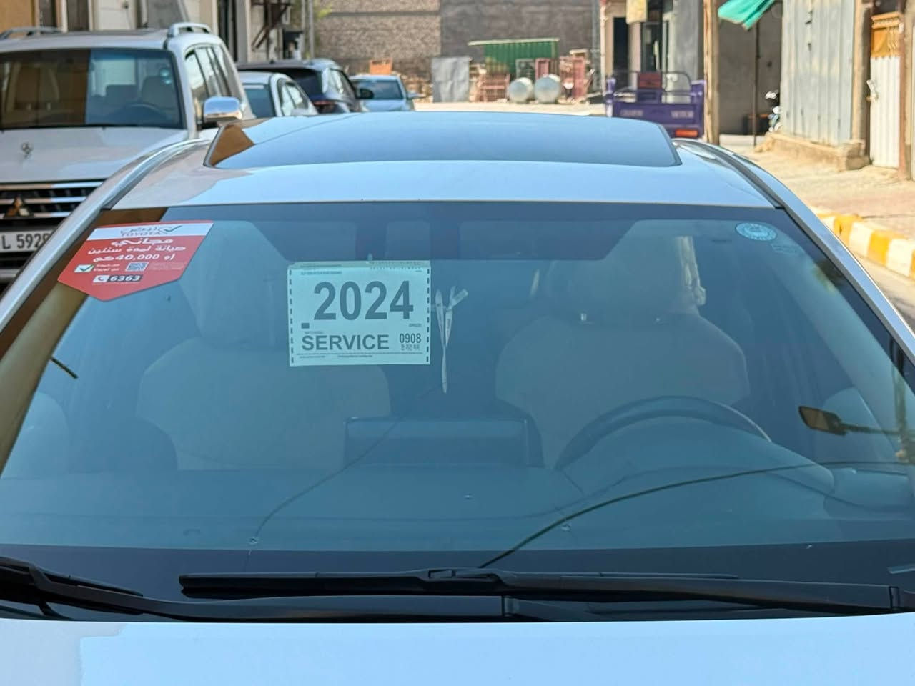 كورلا خليجي موديل 2024 شركة جيهان..
بيع فقط .. 
كفالة من الصبغ فقط دعامية الامامية بيها صبغ فقط.. 
اللون صدفي 
عداد 90 الف  km 
فتحة سقف 
شاحن واير ليس 
بصمة ابواب وتشغيل 
اللوحة اربيل 
السعر 173 ومجال قليل.. 
مكان السيارة : الانبار - هيت 
للأستفسار اتصل 
***********
