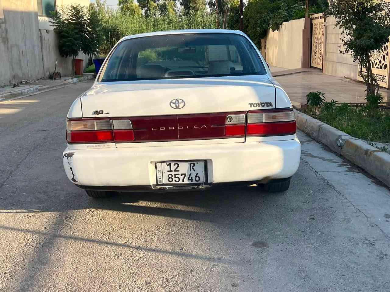 السلام عليكم
كورلا للبيع موديل ٩٤ صبغ جاملغ خلفي  تبريد***********
