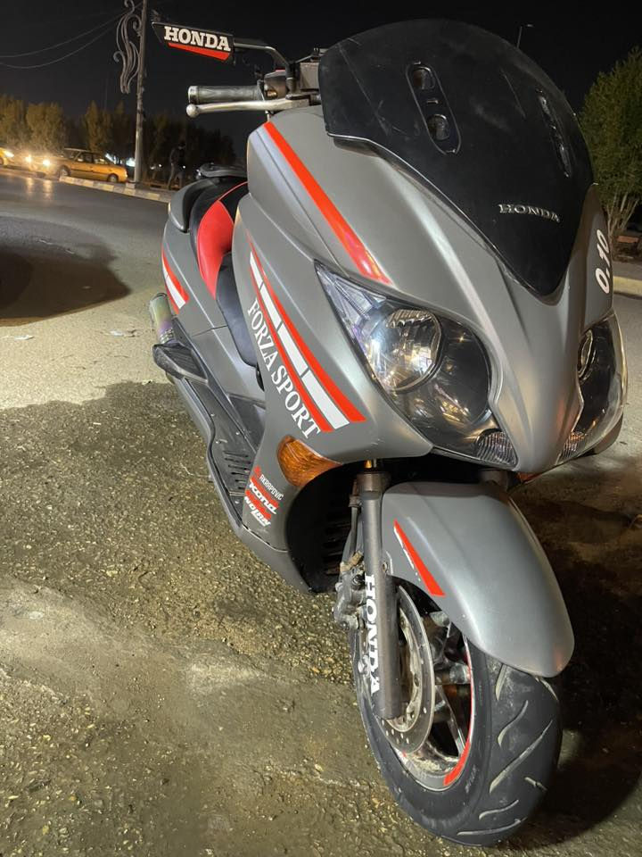 السلام عليكم 
دراجه فورزا 0.10 للبيع مكاني الكوت داموك للاستفسار الاتصال على الرقم ***********
