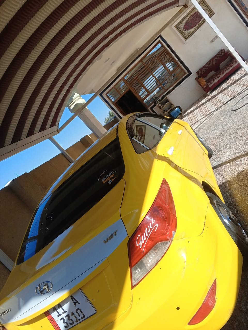 سلام عليكم اكسنت موديل 2013 خليجي دوش مكينه 1600 مكينه وكير وتبريد جدد صدر امامي  خلفي تخم تاير كله جديد بسمي ضرر جاملق خلفي فقط والباقي جديد شاشه كبيره رقم بغداد سياره مال بيت نافضه فولل سعر 78 وبيه مجال رقمي ***********
