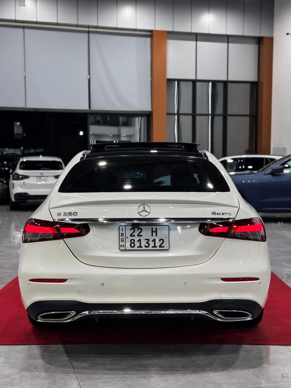 Mercedes E350 AMG
موديل:-2021
ماشيه:-42 الف ميل
مواصفات:-  بانوراما-5 کامیرە-رادار 360 -سماعات بورمستر- کشن تدفئه و تبريد-  دواخل كريمي بلادی-دواخل ليد-4matic-.….
سياره وارد امريكي 
ضرر:- جاملغ خلفي صبغ باب خلفي تبديل شركة 
بدون دواخل بدون ايرباك
رقم شاصي: W1KAF4GB2PR145490

تفاصيل اكثر الاتصال علی ارقام التاليه 
***********
*********** 
عنوان:- اربيل منطقة معارض وراء شارع ٤٠م
Shahama erbil cars
