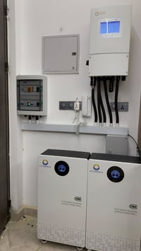 ️🔋 تم بحمد الله نصب منظومة طاقة شمسية متكاملة من قبل كادر شركة الفهد ل...