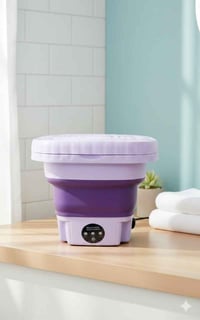 غسالة ٧لتر • قابلة للطي • أشعة فوق بنفسجية