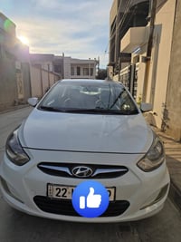 اكسنت خليجي موديل ٢٠١٤ محرك دوش قطرتين ١٦٠٠ المرغوب  سنويه بأسمي رقم أ...