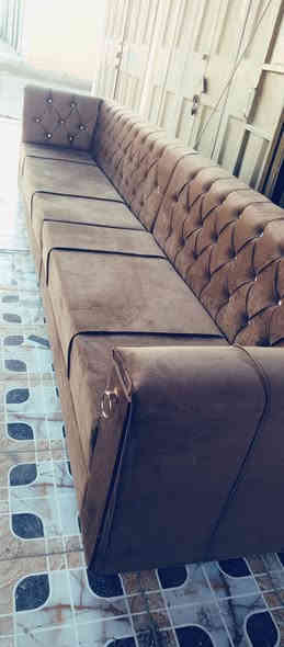 معمل العزاوي لإنتاج الدواوين والتخامة🔥🔥🔥🔥🔥
(نظام بالعمل وجميع المواد ٦سنوات )👍

مواصفات العمل :::

1 الهيكل كامل بلوك اسود ✅

2 الخشب جام روسي ✅

2 مبطن اصلي خامه متوفرة جميع الكتلوكات ✅

4 اسفنج مميز مظغوط ✅

5 نعمل جميع التصاميم العصرية والجميلة ✅   

عنواني العلكاية بالقرب من محطة وقود الحمداني للتواصل والاستفسار على الواتس اب ***********
